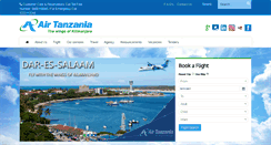 Desktop Screenshot of airtanzania.co.tz